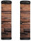 COEQINE Lot de 2 housses de poignée de porte de réfrigérateur avec motif en bois pour appareils de cuisine, gants antidérapants pour four, micro-ondes,pour garder les appareils de cuisine propres