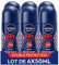 NIVEA MEN Déodorant anti-transpirant Dry Impact (lot de 6 x 50 ml), Déodorant bille pour homme sans alcool, Antitranspirant protection 72 H