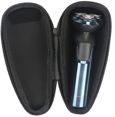 Shaver Storage Case,Razor Travel Case, Electric Shaver Case for Men's Razor,Lightweight Carrying Plus Durable Zipper Razor Case for Travel 1PCS
