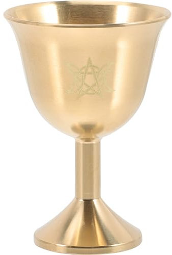 Abaodam Wine Goblet, Vintage Chalice Goblet, Embossed Cup Goblet Wine Cup Copper Liquor Goblet for Drink Coffee, Beer, Whiskey, Milk, Cocktail