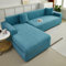 WULTNICEW Sofa Überzug Sofaschoner Sofabezug 3 Sitzer, Sofa Bezug Stretch Sofa Cover Überwurf Universal Couch überzug, Ecksofa für L Form Erfordert Zwei Couchbezug(3SITZER, Seeblau)…