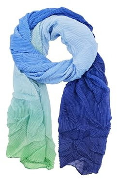 Desigual Foulard Flow Rectangle Mineral Blue