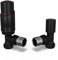 UK Radiators Black Radiator Valve 10mm Angled Lockshield Valve in Black and Matt Finish - Classy and Modern Design 1/2 x 10mm Angled Radiator Valve