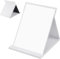 Zocipro Reisespiegel Klappbar,Tischspiegel,21cm x 15cm Tragbar Reise Spiegel,Exquisite High-Definition Make-up Spiegel mit Weiß PU-Leder Hülle,für Tischplatte, Handheld, Zuhause und Reisenutzung