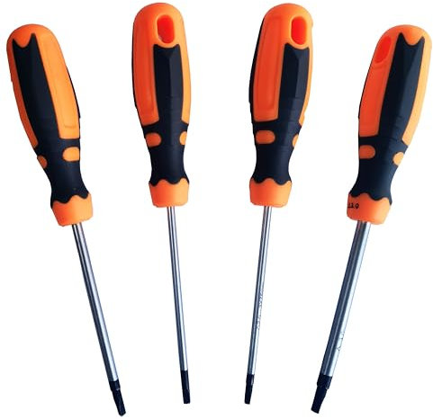 Uacen Juego de 4 destornilladores triangulares magnéticos, juego de destornilladores triangulares magnéticos de 2,0 mm, 2,3 mm, 2,7 mm, 3,0 mm, herramientas de reparación para juguetes y cambio de