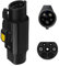 YWNYT EV Ladekabel Adapter mit Clip, 32A Typ 2 (IEC 62196) Stecker auf Typ 1 (SAE J1772) Buchse Elektrofahrzeug Ladegerät Konverter Auto Ladeadapter