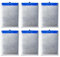 Yokawe Confezione da 6 cartucce filtranti per filtri Tetra Whisper Bio-Bag, cartucce filtranti di Ricambio per filtri Tetra Whisper 20i,40i/IQ20,30,45,60/PF20,30,40,60 6 pz
