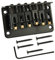 78 mm 6 Saiten Gitarrenrolle Hardtail Bridge Top Load Saitenhalter Ersatzset mit L-förmigen Schraubenschlüssel Befestigungsschrauben 6 Saiten Gitarrenbrücke Roller Bridge Hardtail Bridge Gitarre