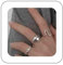 Dervivea Minimalistischer Silber Herz Offener Ring Metall Herz Einstellbarer Ring Geometrische Linie Ring Liebe Herz Fingerring Knöchel Stapelbar Ring Set Schmuck Für Frauen Und Mädchen 3pcs