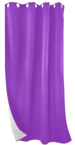 RPLIFE Dunkle Orchidee Fenster Badezimmer Vorhang Kleine Fenster Verdunkelungsvorhänge Raumverdunkelung Vorhänge 213 cm lang