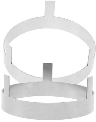 PAMINGONO 2pcs Coconut Bowl Stand Soup Rack Coconut Soup Storage Holder Kitchen Gadget Stainless Steel
