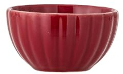 Bloomingville Latina Schale, Rot, Steingut, T9xH5 cm, 165 ml