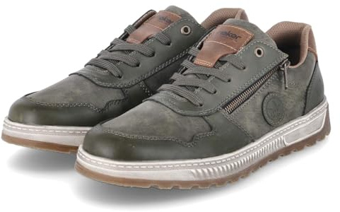 Rieker 37029-14 Herren Schnürschuh Synthetik blau blau
