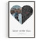 GiveSmiles Wo alles begann Geschenk mit Foto Koordinaten Personalisierte Geschenke für Frauen Bild & Karte im Herz — Ideal als Jahrestag Geschenk für Ihn & Sie — Personalisierte Einzugsgeschenke Haus