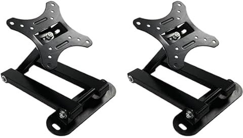 TEMPO DI SALDI Support De Bras De TV Support Mural pour Moniteur LCD LED Plasma De 10 À 32 Pouces Noir (Lot de 2)
