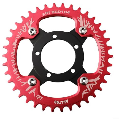 Corona e viti per accessori compatibili con motori Bafang 01/02 su biciclette elettriche (nero 34T)