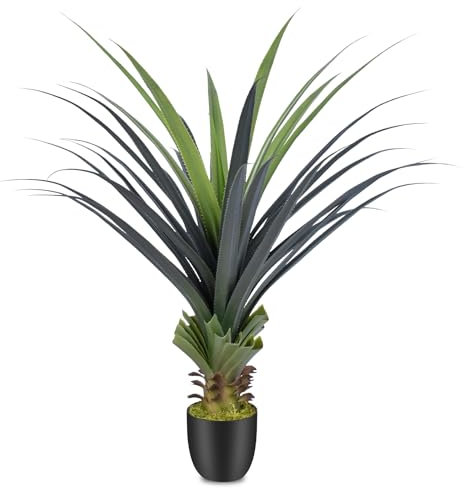 Keeplush Planta artificial de agave con pinchos de 115 cm, 1 unidad
