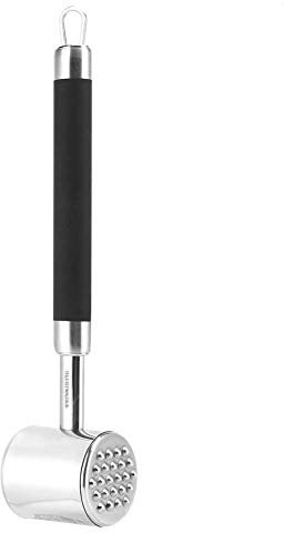 Fleisch Tenderizer Hammer, Edelstahl tragbares doppelseitiges Fleischhälfte Tenderizer -Werkzeug für Küche