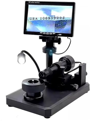 microscopes Portable Digital Microscope Electron Microscopes with Diamond Girdle Viewer LED Fill Light, for Viewing Jewelry digital