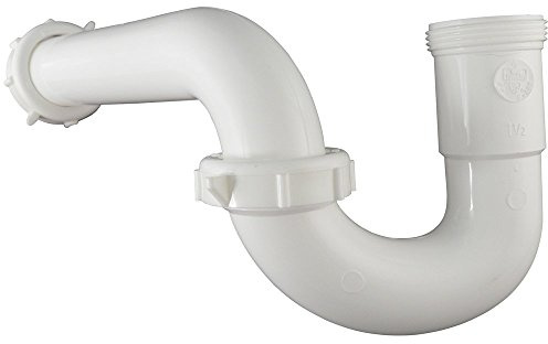 Plumb Pak 400WK Plastic P-Trap Kit with Reducing Washer, 1.5 or 1.25, White