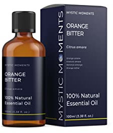 Mystic Moments | Olio essenziale amaro arancione 100 ml - olio puro e naturale per diffusori, aromaterapia e massaggio miscele senza OGM vegano