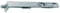 Frelan 8 Satin Chrome Door Flush Bolt 200mm JV6640B