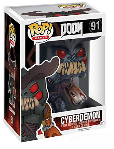 Funko POP Games: Doom - Cyberdemon Action Figure, 6
