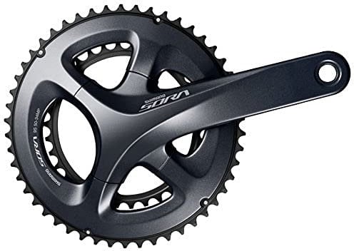 Shimano Sora FC-R3000 Kurbelgarnitur 2x9-fach 50-34 Z. Schwarz Kurbelarmlänge 175 mm 2017 MTB