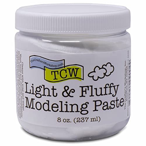 Crafters Workshop Light and Fluffy Modelling Paste, Multi-Colour, 7.87 x 7.46 x 7.46 cm
