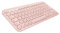 Logitech K380 Multi-Device Bluetooth Keyboard for Mac with Compact Slim Profile, Easy-Switch up to 3 Devices, Scissor Keys, 2 Year Battery, macOS/iOS/iPadOS, QWERTY UK English Layout - Rose, Pack of 1
