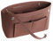 HyFanStr Taschenorganizer Filz Bag in Bag Tasche Organizer, Innentaschen Handtaschen Organizer für Handtasche mit Griffen und Schlüsselkette, Bag Organizer Braun Groß