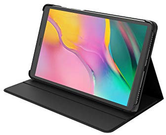 Anymode Samsung Galaxy Tab A 8 Inch Book Cover, Official Samsung Wallet Tablet Case for the Samsung Galaxy Tab A (8.0 Inch, 2019) Tablet, Protective Folding Stand Case with 2 Viewing Angles - Black