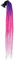 3T-SISTER Helm Zöpfe Gradient Rampe Helm Pferdeschwanz Helm Haar mit Saugnapf Haarschmuck für Motorrad Fahrrad 1 STÜCKE 24 Zoll (Ombre Purple pink)