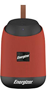 Energizer Tragbarer Bluetooth-Lautsprecher, 6 W, kabelloser Lautsprecher mit integriertem Mikrofon, FM-Radio, MicroSD, USB, Powerbank-Funktion, Bluetooth 5.0, lange Akkulaufzeit, kompaktes Design