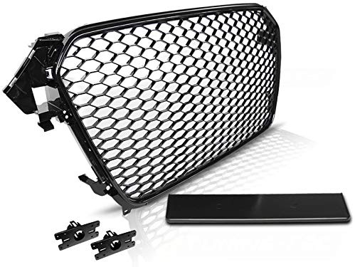 Lago Tuning Griglia per Audi A4 B8 11-15 RS4 look nero lucido