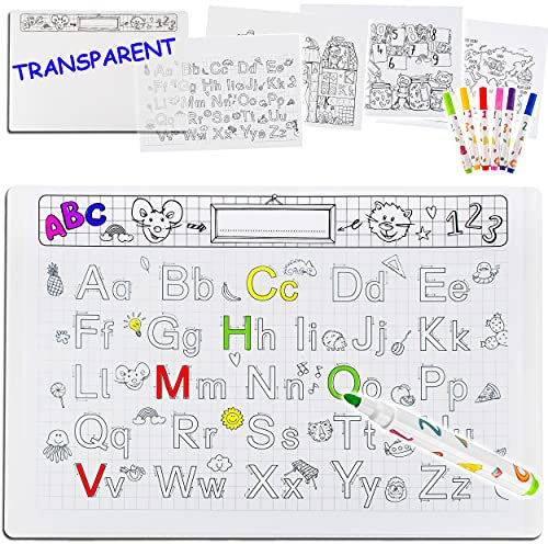 alles-meine.de GmbH Schule & Schulanfang Artikel frei wählbar Lernen & Malen - Schreibtischunterlage/Unterlage - wisch & Weg + 6 Stifte + Malseiten - 45 cm * 30 cm - abwisc..