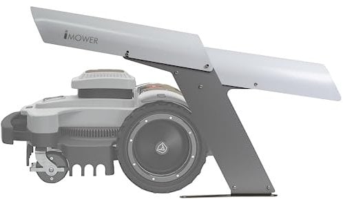 IDEA MOWER garage per robot tagliaerba One2.1 compatibile con Ambrogio Robot, Tettoia Stazione di Ricarica, Protezione Alluminio Composito, Tetto Apribile