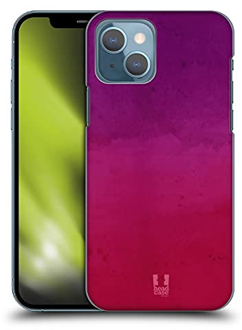 Head Case Designs Porpora E Rosa Aquarello Sfumato Custodia Cover Dura per Parte Posteriore Compatibile con Apple iPhone 13
