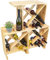 Kistenkolli Altes Land Weinregalkiste X weiß/Natur/geflammt Maße 50x40x27cm Regalkiste Flaschenablage Weinschrank Weinkiste Flaschenkiste (3er Set Weinregal X Natur)