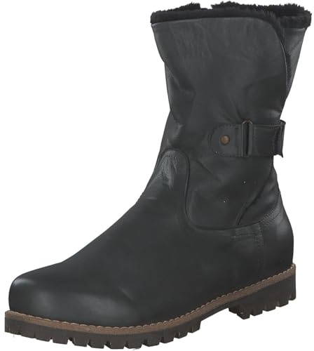 Andrea Conti 0342857-261 Schiefer Schlupfstiefel Glattleder Damen in grau - Gr. 38