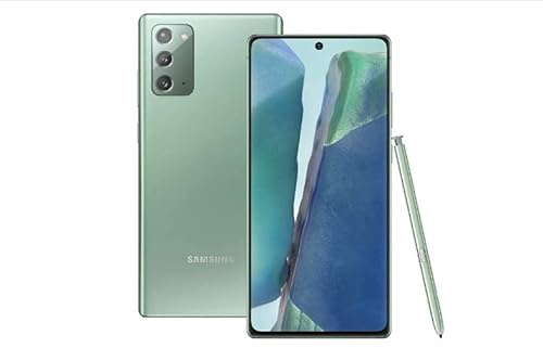 Samsung Galaxy Note20 5G 128GB Mystic Green-Dual Sim (e-sim) Unlocked (Renewed)