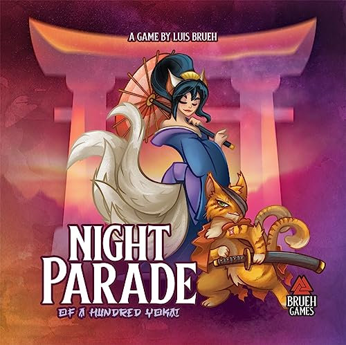 Vesuvius Media - Night Parade of a Hundred Yokai - Boardgame -2 to 4 Players- Recommended Age 13+- English