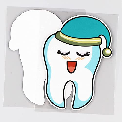 Cartoon Teeth Funny Creative Car Stickers Electric Car Cute Dekorative Scratch Stickers,a(2 Stück)