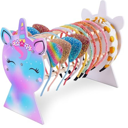 Unicorn Castle Staccabile Headband Headband Holder Hairband Gioielli Bracciale Display Rack