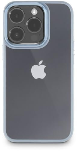 Hama Handyhülle Cam Protect für Apple iPhone 15 Pro Blau/Transparent Acryl