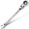 Chiave Combinata a Cricchetto 10 mm,Chiavi Inglesi Combinazione Ruotare(72 Denti, Acciaio al Cromo Vanadio)