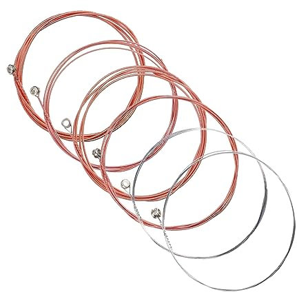 WJRQD Cuerdas de Guitarra Western, Cuerdas de Guitarra de Acero Premium - Set de 6 Cuerdas para Guitarras Clásicas, de Concierto y Acústicas.