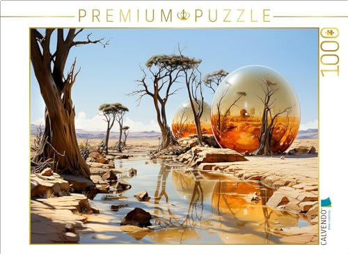 CALVENDO Puzzle Gelbe Kugeln | 1000 Teile Lege-Größe 64 x 48 cm Foto-Puzzle für glückliche Stunden