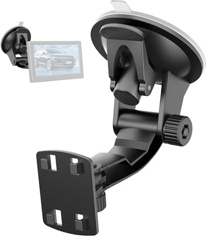 MACHSWON Car Backup Camera Monitor Mount -Suction Cup Bracket for Vehicle Rear View Camera Monitor Windshield Mount for 4.3/5 inch Display