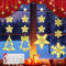 YEPVIE Weihnachtsbeleuchtung Fenster innen, 4 Stück Weihnachtsdeko Fenster mit stern&Schneeflocke&Weihnachtsbaum&Jingle Bell, 80 LEDs fensterdeko weihnachten Lichterkette mit Saugnäpfen und Klebehaken